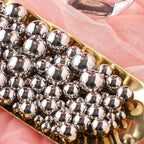 200 Pcs Vase Filler Beads Silver Pearl Beads for Vase No Hole Pearls for Centerpieces Vases DIY Home Table Party Decor DIY Wedding 8/14/20mm