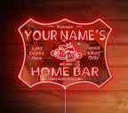 ADVPRO Personalized Your Name Home Bar RGB Dynamic Glam LED Sign - Cut-to-Edge Shape - Smart 3D Decoration - Multicolor Signage st06s86-fnd-p11d-tm-c