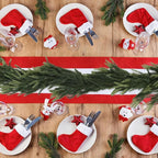 MAKHOT 1-Piece 5.6Ft Artificial Pine Needle Garland, Real Touch Winter Pine Garland, Faux Christmas Garland for Table, Mantle, Wall, Indoor, Outdoor Christmas Decorations
