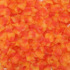 CODE FLORIST 1500 PCS Sunset Red Silk Flower Rose Petals for Fall Wedding Decorations (Separated,Scented)