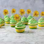 Ephlyn 30Pcs Foil Firework Cupcake Toppers Sparkles Fireworks Sticks Birthday Decorations Sparkle Tinsel Cocktail Fruit Toothpick for Birthday Wedding Graduation Party Cake Decorations Gold