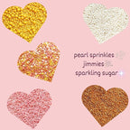 Confect Sprinkles – 5 Pack Assorted Cake Decorating Mix (Yellow & Pearl Dragees, Hot Pink Jimmies, Sparkling Gold Sugar) – Celebration Spring & Summer Sprinkles - Festive Toppings for Cakes, Cupcakes, Cookies, Birthday Parties – Vegan, Gluten-Free, Nut...