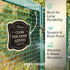 Custom Decorative Outdoor Metal Sign, Personalized Aluminum Driveway Sign - Waterproof, Made in USA - Design 3 Black Charcoal 8x8 In