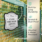 Custom Decorative Outdoor Metal Signs, Personalized Aluminum Signs, Customized Driveway Signs, Waterproof Signs Made In USA, Design 3 Metalic Silver 18x18 In