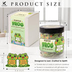 Positive Frog Jar – Thank You Gifts for Women, Men, Coworkers – Emotional Support Jar with 60 Notes – Appreciation Gifts for Coworkers, Teacher, Nurse, Retirement Gift for Men, Women, Frog Gift