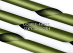 Green Satin Ribbon 1-1/2 Inch x 50 Yards Double-Faced for Gift Wrapping Crafts Flower Bouquet Invitations Holiday Decorating