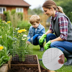 winemana 12 Set Garden Plant Protector Cage, 16x12 in Metal Wire Protectors for Plants, Protection Cages with Stakes & Nylon Ties, Animals Barrier to Keep Rabbit & Chicken Away from Flower Vegetables