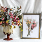 12/24 Pack Dried Flowers for Vase Various Mini Bouquet Dried Small Wildflowers Natural Real Flowers Bulk for Crafts DIY Wedding Decor (12, Forget Me Not)