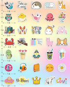 Sticker for Water Bottles, 100 Pcs/Pack Cute Vinyl Waterproof Vsco Laptop Stickers for School Students Gifts Classroom Teachers Prizes Stickers for Kids Teens Girls