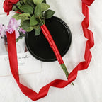 NESCCI 60 Yards Ribbon,1-1/2 Inch Red Satin Ribbon,Single Face Satin Ribbons, Perfect for Gift Wrapping,Wedding Decoration,Handmade Bows,Wrapping Bouquet and More