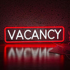 Vacancy Neon Sign, Neon Sign For Business Hotel Hostel Sign Room Vacancy Sign Wall Decor Artled Bar Sign Backdrop Lights Led Business Signs Creative Neon Lights Signs Usb Powered