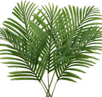 Large Artificial Palm Leaves Palm Fronds Tropical Leaves Areca Palm Branches Palm Leaves with Stem Palm Tree Leaves Faux Palm Leaves for Floral Arrangement Fake Leaves Palm Sunday Decor-Large Leaf