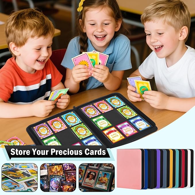 9 Pocket Card Binder, 540 Pockets Trading Card Binder, Double-sided Side Loading Collection Binder, Ringless Card Protector, Card Folder for MTG, TCG, Game Cards, Sport Cards, Teal