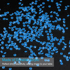 PATIKIL 10000 Pcs Wedding Table Scatter Confetti Crystals 4.5mm Acrylic Diamonds Vase Fillers Gems for Table Centerpiece Decorations Party Vase Beads, Light Blue