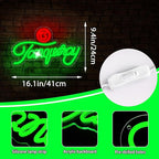 Beer Neon Sign for Wall Decor Bar Lights for Home Bar Signs for Men Bedroom Decor Neon Beer Signs for Man Cave Shop Pub Bistro Game Room Party Decorations Gifts for Men Size16.1 * 9.4in(JTD234)