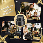 KIRE 175Pcs Black Plates Disposable - Heavy Duty Black and Gold Plastic Plates- 25 for Dinner 25 for Dessert 25 Pre Rolled Gold Silverware and 25 Cups for Birthday Party/Halloween/New Year