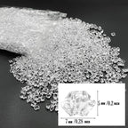 Fake Ice Rocks, 5000 pcs 5 * 7 mm Acrylic Ice Cubes Plastic Crystals Fake Crushed Ice Rocks Acrylic Gems for Vase Fillers Party Decor