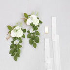10 Wedding Aisle Decorations for Wedding Ceremony White Wedding Chair Decorations Flowers for Wedding Aisle Decor Church Pew Decorations