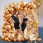 12PCS Champagne Shimmer Wall Backdrop, Laser Square Sequin Photo Backdrops Panel, Glitter Wall Background for Birthdays, Weddings, Christmas, Engagements, Disco Bachelorette Party Decoration (3FTx4FT)