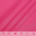 10 Pack Hot Pink Tablecloths for 6 Foot Rectangle Tables 60 x 102 Inch - 6ft Rectangular Bulk Polyester Fabric Table Clothes for Wedding Buffet Party Banquet Reception Restaurant and Camping