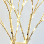 Birchlitland Lighted Birch Branches with Timer Battery Operated 18IN 70L Warm White LED Fairy Lights, Artificial Decorative Branch Lights for Home and Holiday Decoration Indoor Outdoor