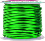 Mandala Crafts 13 Gauge Anodized Aluminum Craft Wire for Jewelry Making - 240 FT Colored Flexible Rainbow Wire - Bendable for Bonsai Armature Crafting Sculpting