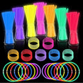 Halloween Glow Sticks Bulk Party Pack- Ultra Bright 800pk Glow in the Dark Party Favors, Glow Decorations, Neon Party Glow Necklaces and Glow Bracelets with Connectors