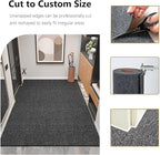 jxgzyy Runner Rugs 3 x 10 ft, Non Slip Entrance Doormat, 0.25” Thickness Indoor Outdoor Carpet Runner with Rubber Backing, Waterproof Custom Size Heavy Duty Floor Mat for Hallway Laundry Patio