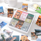 12 Sets 600 Sheets Washi Stickers for Journaling, Daily Quote Flower Nature Travel Stickers Vintage Aesthetic Scrapbook Sticker Set for Bullet Journal Art Diary Card Craft Gifts Planner Notebook