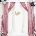 Poise3EHome Fuchsia Pink Sequin Backdrop Curtains, 2 Panels 2FTx8FT Glitter Background for Party Birthday Party Baby Shower Wedding Christmas Thanksgiving Holiday Festival Decor