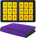 Card Binder 9 Pockets,Trading Card Binder Holds up to 864 Cards with 48 Sleeves,Zipper Card Holder Album Compatible with TCG Card/Game Cards/Sports Card