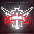 Beer Neon Sign for Wall Decor Bar Signs for Home Bar Lights Beer led Signs for man Vodka LED Light Up Sign for Bedroom Wall Birthday Party Man Cave Club Decor Gifts for men Size16.1 * 12.6in(JTD235)