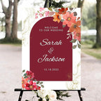 Personalized Wedding Welcome Sign, Welcome Wedding Sign, Welcome To Our Wedding Sign, Wedding Signs For Reception, Custom Wedding Welcome Sign Board, Wedding Signs, Welcome Wedding Outdoor Sign #8