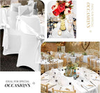 12 Pack White Satin Table Runner 12 x 108 inch Long Premium Smooth Table Runner for Wedding, Banquets, Birthday, Party, Graduation, Engagements,Table Runners fit Rectangle and Round Table