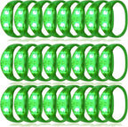 100 Pcs LED Bracelets Sound Activated with Flashing LED Strobe Music Control Light Up Bracelets for Rave, Game Prizes, Birthday Party Favor,Valentine's Day gift