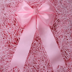 Pink Solid Satin Ribbon 2 Inch 25 Yards Solid Polyester Fabric Ribbon for Gift Wrapping Wedding Christmas Baby Shower Birthday Party Decoration Handmade Immortal Flower Craft