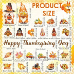 25 Pieces Thanksgiving Harvest Decoration Magnets for Refrigerator, Decorative Magnetic Fridge Stickers, Magnet Fall Autumn Signs Holiday Ornaments for Dishwasher Garage Door Kitchen Mailbox