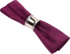 Urban Villa Dinner Napkins Solid Purple Color Cloth Napkins (Set of 12) Oversized 20x20 Inches 100% Cotton Slub Premium Quality Soft Durable Mitered Corners Reusable Washable Everyday Use Napkins
