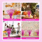 6 Pack Star Table Centerpieces for Party, Birthday Table Decorations for Kids Adults, Party Centerpieces for Tables for Wedding Baby Shower Graduation Holiday Event (Hot Pink)