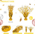 6 Pack Star Table Centerpieces for Party, Birthday Table Decorations for Kids Adults, Party Centerpieces for Tables for Wedding Baby Shower Graduation Holiday Event (Gold)