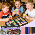Trading Card Binder 9 Pocket, Zofly Zipper Card Collection Binder Album, Sturdy 540 Side-Loading Card Folder Holder for MTG, TCG, Sports Cards, Game Cards, Purple