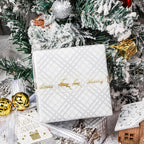 LeZakaa Christmas Silver Wrapping Paper Jumbo Roll for Boy Kid, Red Truck, Snowy Pine Forest & Grid Plaid, Silver Foil Reversible Design for Winter Holiday Family Gathering, 30 inches x 100 Feet