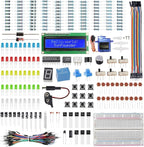 SUNFOUNDER Electronics Fun Kit with 1602 LCD Module, Breadboard, LED, Resistor for Arduino UNO Mega Gold Raspberry Pi