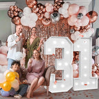 Marquee Numbers Large 31st-Birthday Decorations: 4ft Light Up Number Party Decor 13 Year Old Women And Men Birthday Decoration Backdrop 13 Anniversary Cardboard Big Mosaic Balloon Frame Number 31