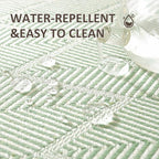 Placemats Set of 4,Waterproof Placemat with Tassel Fringe,Boho Placemats for Coffee Table Western Restaurant