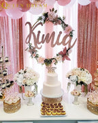Rose Gold Sequin Backdrop Curtains Panels 4 Pieces 2FTx8FT Wedding Backdrop for Bridal Shower Brithday Party Decor
