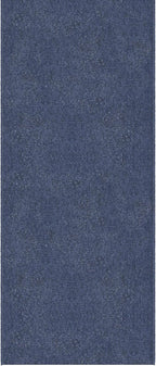 Ottomanson 2' x 14' Ultra-Thin Hallway Runner Rug - Durable Non-Slip Carpet for High-Traffic Areas - Fits Under Doors for Seamless Entry - Ideal for Kitchen, Entryway, Bedroom & Living Room, Navy