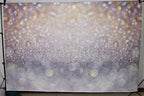 Bokeh Photography Backdrop Blue Grey Spots Sparkle (No Real Glitter) Background Weeding Baby Shower Birthdat Newborn Baby Portrait Photo Studio Props (8x6ft(96x72 inch))