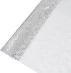Eternal Beauty Silver Thick Sequin Backdrop, 10x10 Ft Glitter Background Curtains for Shimmer Photography Party Wedding Birthday Back Drop Decor