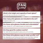 Smarty Had A Party 12 oz Clear Plastic Stemless Wine Glasses (64 Pieces) – Classy Disposable Stemless Cups, Unbreakable Drinkware – Plastic Spritz Glasses for Weddings & Parties; Wine Party Supplies